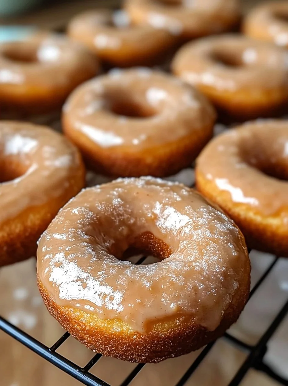 Easy Gluten-Free Pumpkin Donuts 2 Delicious gluten-free pumpkin donuts topped with cinnamon and sugar