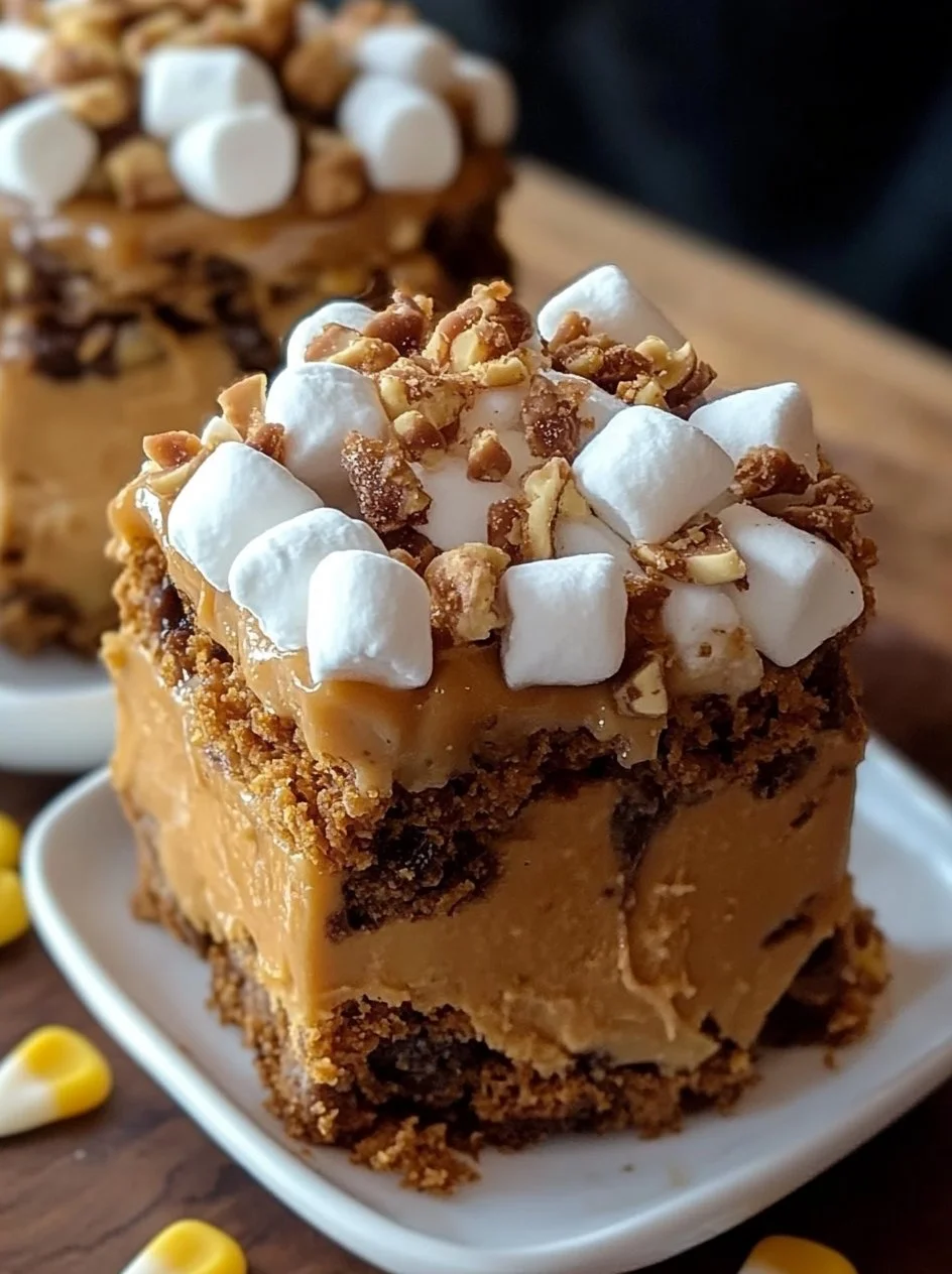 Halloween Pumpkin Treats 2 Homemade Halloween pumpkin treats displayed on a festive table.