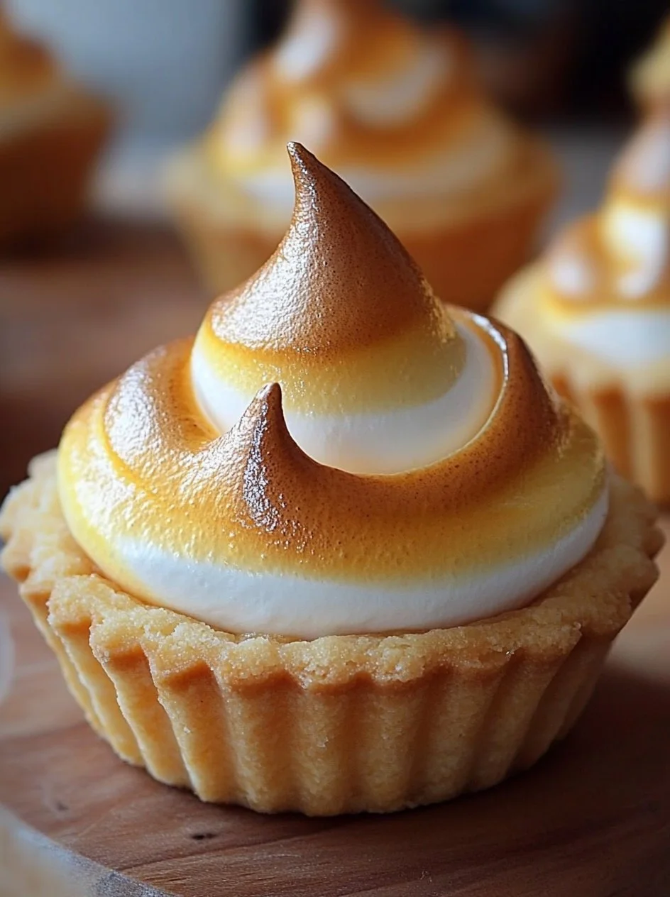 Delicious lemon meringue tart topped with golden, fluffy meringue on a crisp crust.