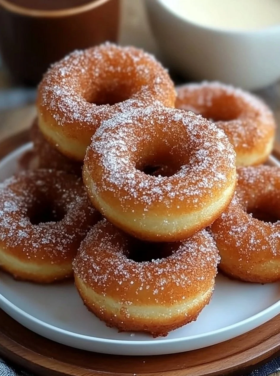 Sweet Churro Donut Bites 2 Delicious sweet churro donut bites sprinkled with cinnamon sugar