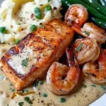 Cajun Shrimp and Salmon with Creamy Mashed Potatoes and Sautéed Green Beans 3 cajun shrimp and salmon with creamy mashed potatoe 2025 09 27 121618 150x150 1
