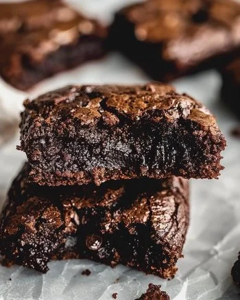 Fudgy Chewy Brookies 2 Fudgy chewy brookies, a delicious mix of brownies and cookies