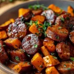 Honey Garlic Sausage with Sweet Potatoes 3 honey garlic sausage with sweet potatoes 2025 09 10 153326 150x150 1