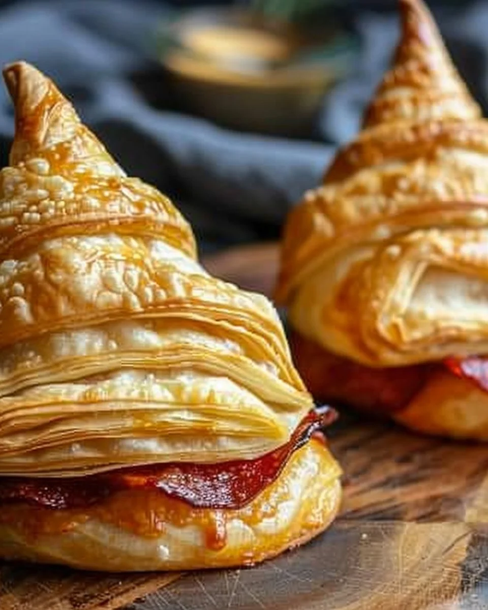 Witch Hat Crescent Rolls 2 Spooky Witch Hat Crescent Rolls for Halloween parties